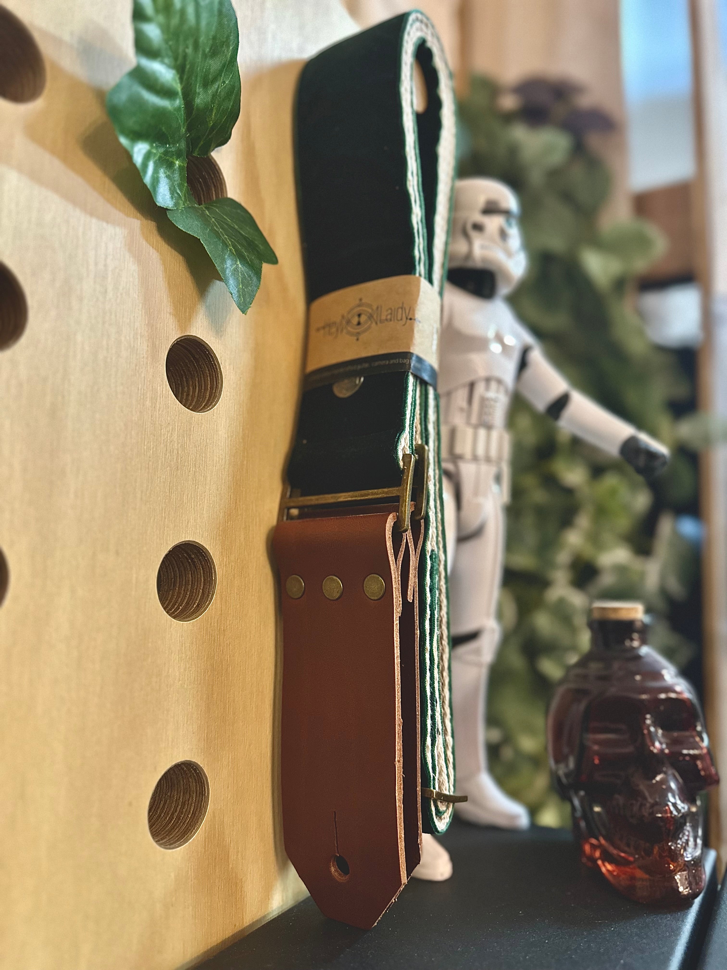 Hey Laidy | Green Velvet | Premium Guitar Strap | Australian Made Hey Laidy | Green Velvet | Premium Guitar Strap | Australian Made